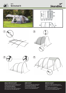 Manual Skandika Grimstad 5 Tent