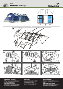 Manual Skandika Montana 10 Sleeper Tent