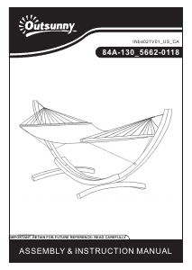 Mode d’emploi Outsunny 84A-130_5662-0118 Hamac