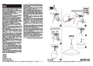 Bruksanvisning Nordlux Nori 39 Lampa