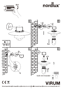 Bruksanvisning Nordlux Virum Lampa