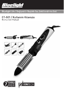 Kullanım kılavuzu Bluelight CT-501 Saç şekillendirici