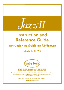 Handleiding Baby Lock BLMJZ-2 Jazz II Naaimachine