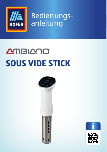 Bedienungsanleitung Ambiano SVS 1000 Sous Vide Zirkulator