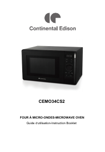 Handleiding Continental Edison CEMO34CS2 Magnetron