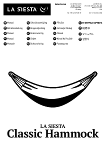 Handleiding La Siesta Classic Hangmat