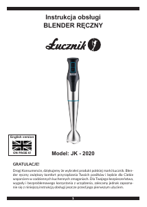 Manual Łucznik JK-2020 Hand Blender
