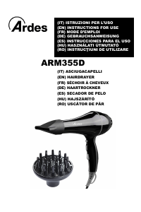 Használati útmutató Ardes ARM355D Hajszárító