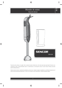 Manual Sencor SHB 4355 Blender de mână