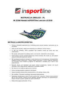 Instrukcja inSPORTline IN 22264 Hamak