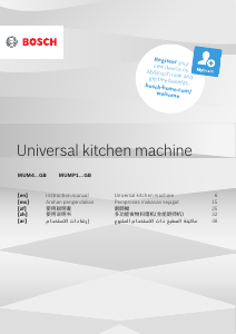 Manual Bosch MUMP1000GB Food Processor