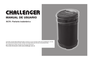 Manual de uso Challenger SC 70 Altavoz