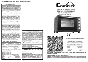 Manual Comelec HO3809CL Oven