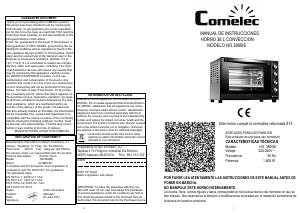 Handleiding Comelec HO3800IE Oven