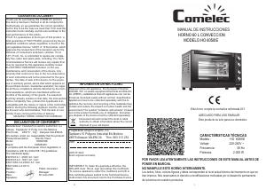 Manual Comelec HO6050IE Oven