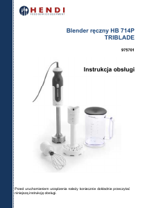 Instrukcja Hendi 975701 Blender ręczny