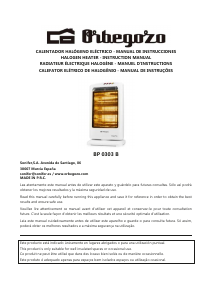 Manual Orbegozo BP 0303 B Aquecedor