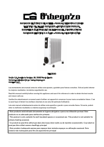 Manual de uso Orbegozo RH 2500 Calefactor