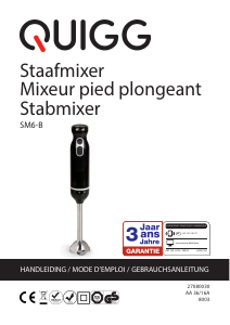 Bedienungsanleitung Quigg SM6-B Stabmixer