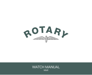 Handleiding Rotary GB05180/59 Horloge