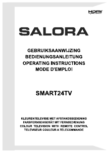 Handleiding Salora SMART24TV LED televisie