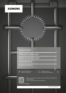 Mode d’emploi Siemens ER3A6BB70D Table de cuisson