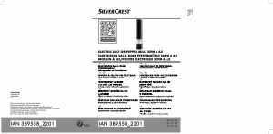 Instrukcja SilverCrest IAN 389558 Młynek do pieprzu i soli