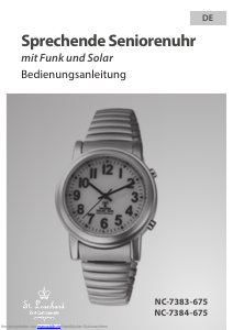 Bedienungsanleitung St. Leonhard NC-7383-675 Armbanduhr