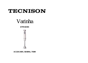Manual Tecnison GTM-8230C Varinha mágica