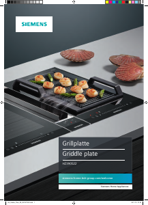 Mode d’emploi Siemens HZ390522 Table de cuisson