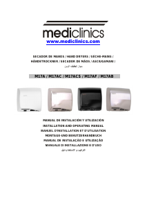 Mode d’emploi Mediclinics M17AB Speedflow Sèche-mains