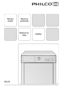 Manuál Philco PDC 7 E Sušák