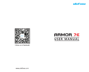 説明書 Ulefone Armor 7E 携帯電話