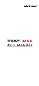 説明書 Ulefone Armor 10 5G 携帯電話