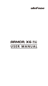 説明書 Ulefone Armor X6 Pro 携帯電話