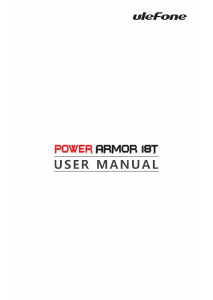 説明書 Ulefone Power Armor 18T 携帯電話