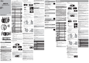 説明書 ニコン Nikkor Z MC 105mm f/2.8 VR S カメラレンズ