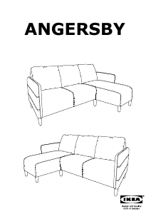Bruksanvisning IKEA ANGERSBY Soffa
