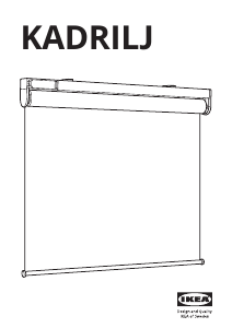 Használati útmutató IKEA KADRILJ Redőny