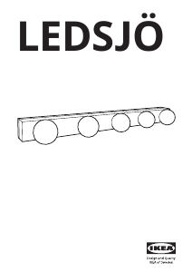 Bruksanvisning IKEA LEDSJO Lampa
