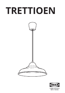 Bruksanvisning IKEA TRETTIOEN Lampe