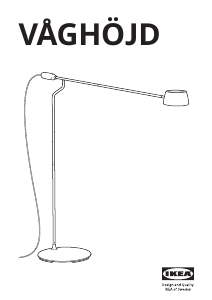 Bruksanvisning IKEA VAGHOJD Lampa