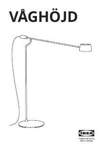 Kasutusjuhend IKEA VAGHOJD Lamp