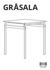 Manuál IKEA GRASALA Jídelní stůl