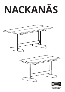 Manuale IKEA NACKANAS Tavolo da pranzo