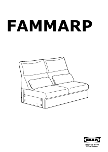 Manual de uso IKEA FAMMARP Sofá cama