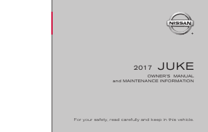 Handleiding Nissan Juke (2017)