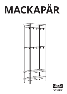 Instrukcja IKEA MACKAPAR Wieszak stojący