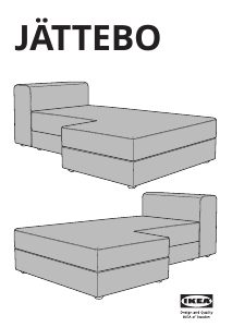 Manual de uso IKEA JATTEBO Chaise longue