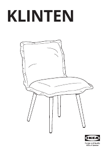 Manuál IKEA KLINTEN Židle